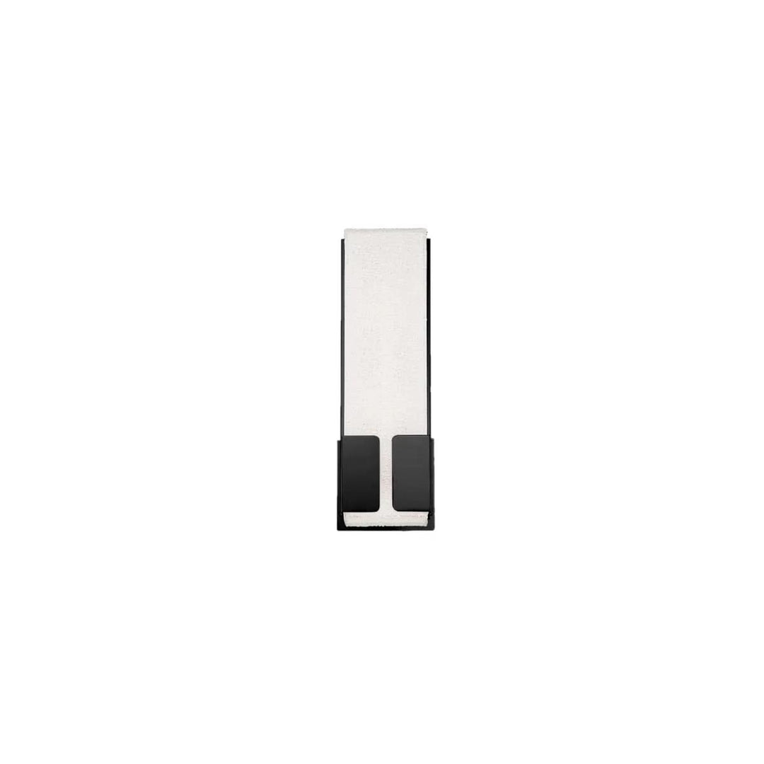 Black finish vanity light, by Modern Forms, for bathroom