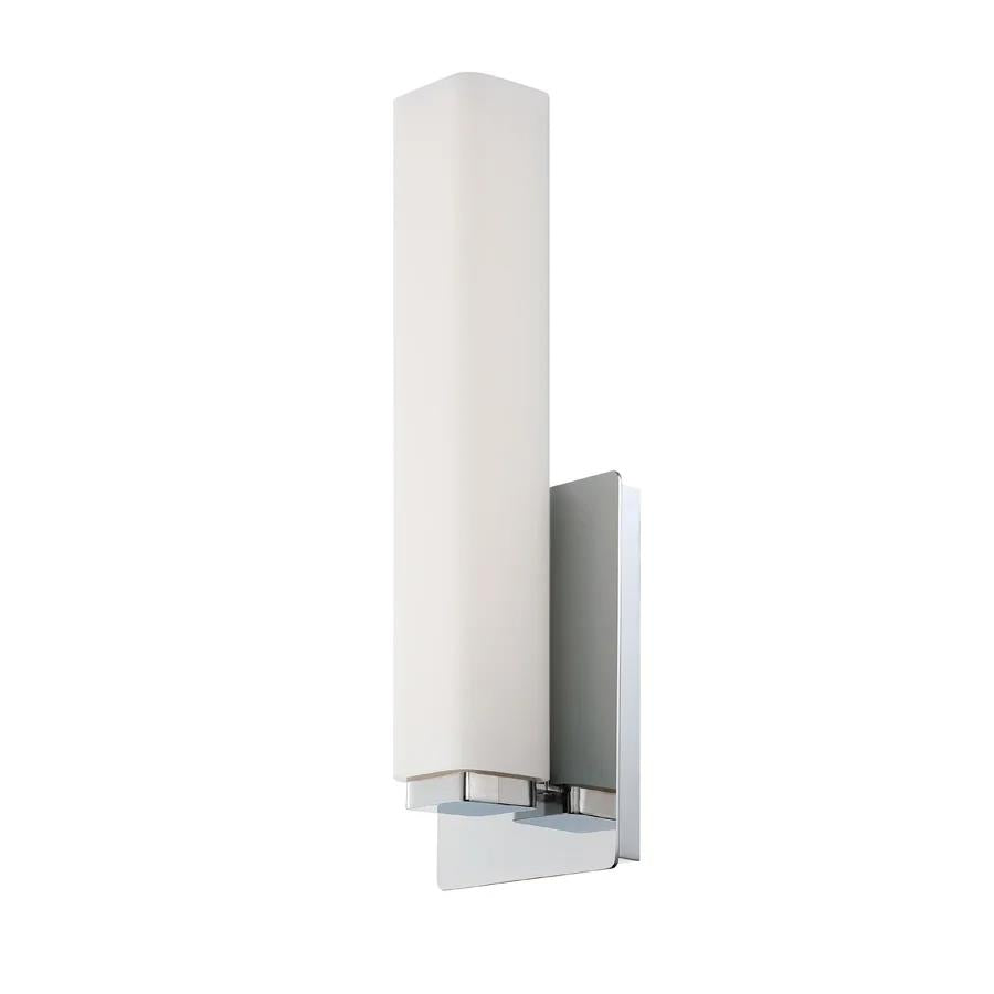 Chrome finish vanity light, by Modern Forms, for bathroom