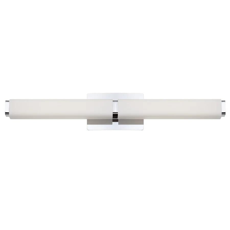 Chrome finish vanity light, by Modern Forms, for bathroom