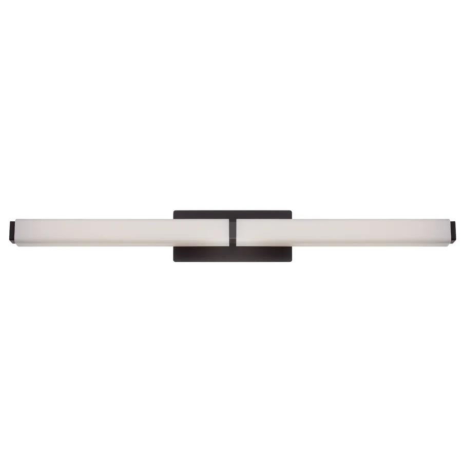 Bronze finish vanity light, by Modern Forms, for bathroom