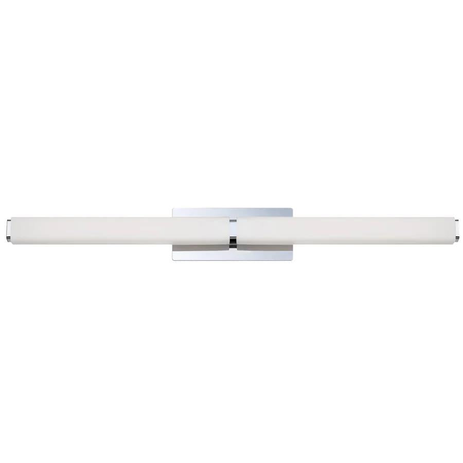 Chrome finish vanity light, by Modern Forms, for bathroom