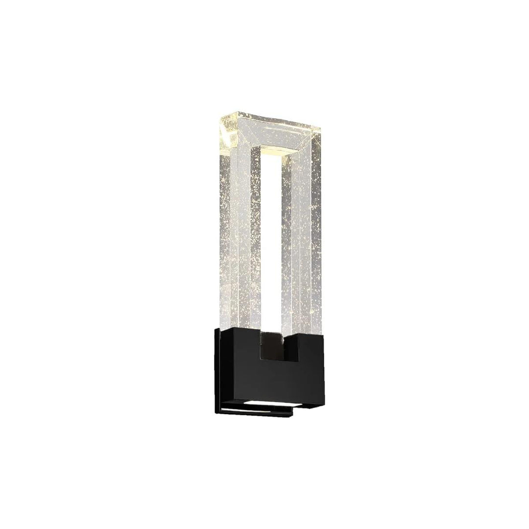 Black finish vanity light, by Modern Forms, for bathroom
