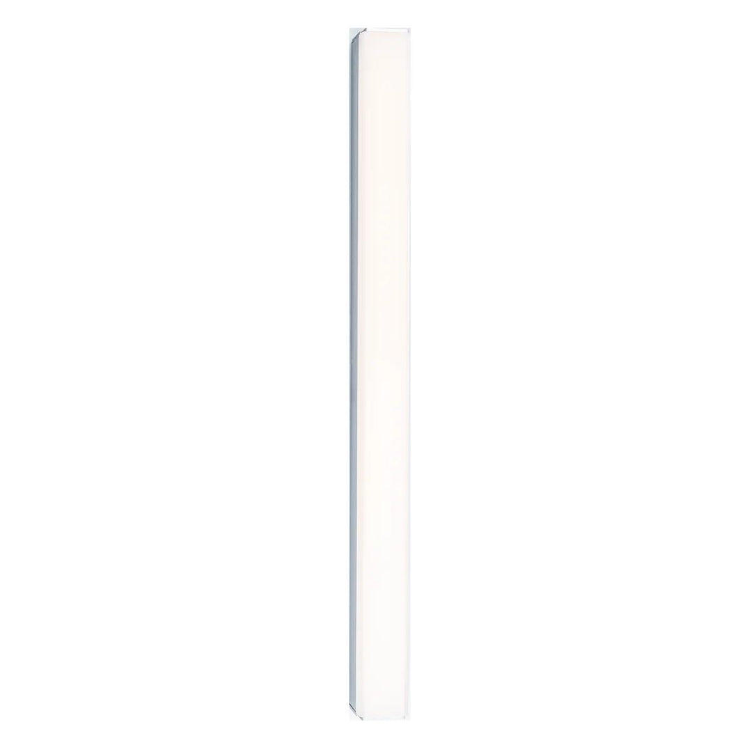 Brushed aluminum finish vanity light, by Modern Forms, for bathroom