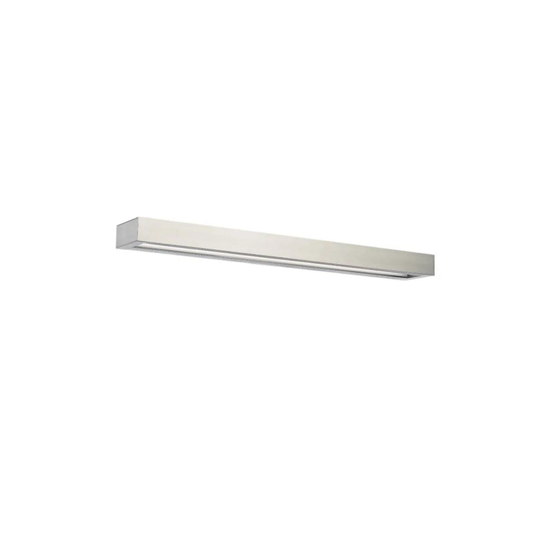 Brushed nickel finish vanity light, by Modern Forms, for bathroom