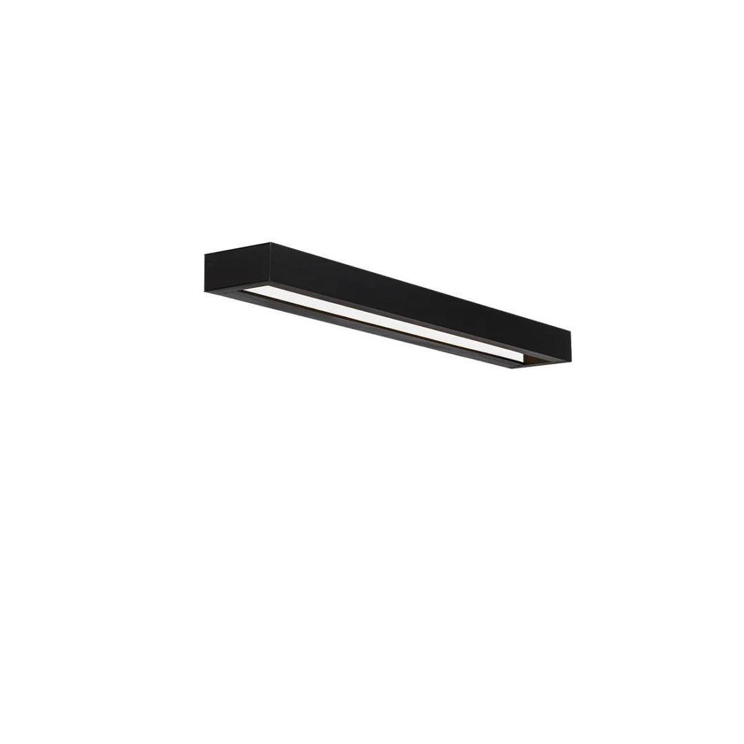 Black finish vanity light, by Modern Forms, for bathroom