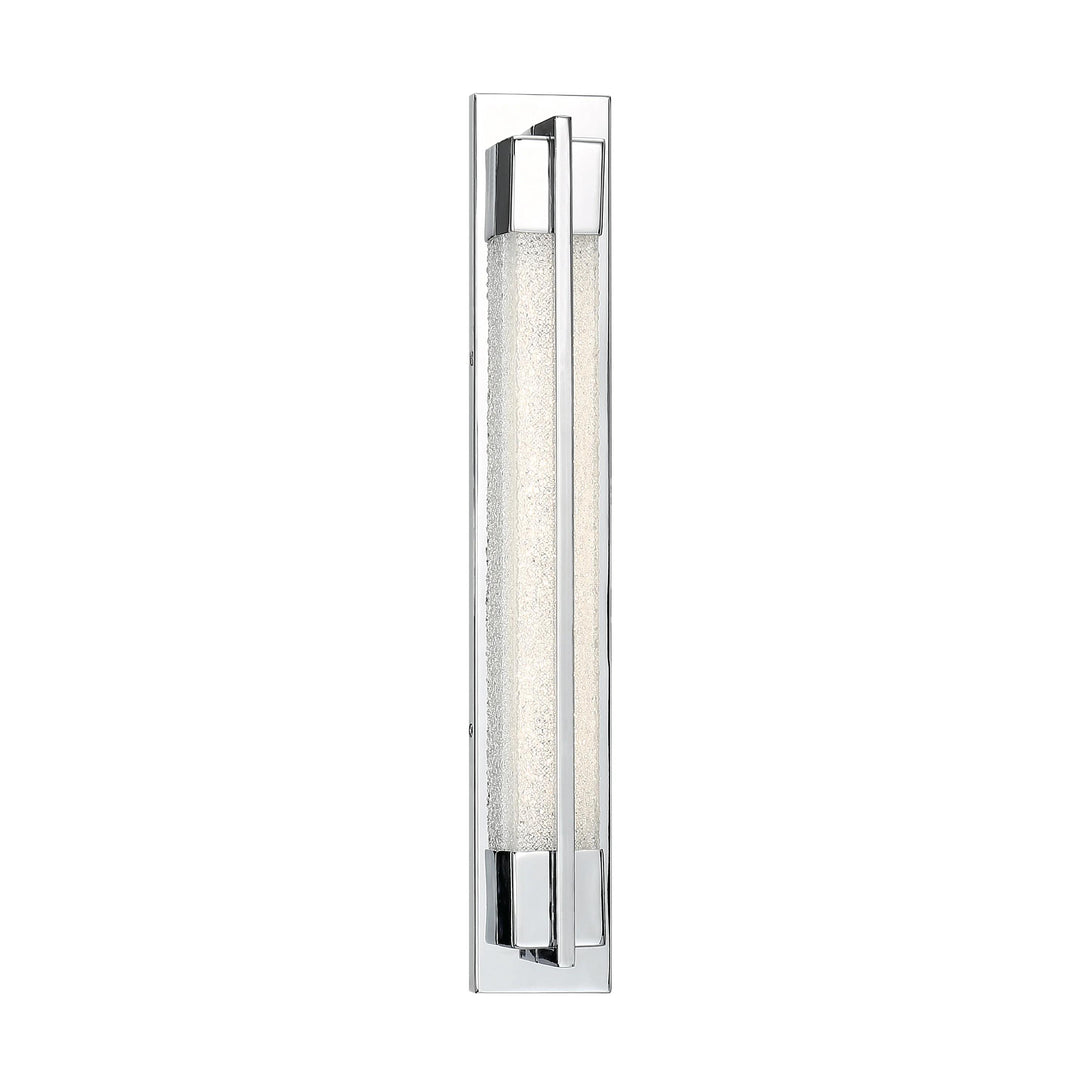 Chrome finish vanity light, by Modern Forms, for bathroom