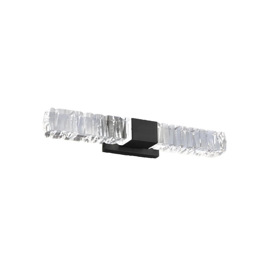 Black finish vanity light, by Modern Forms, for bathroom