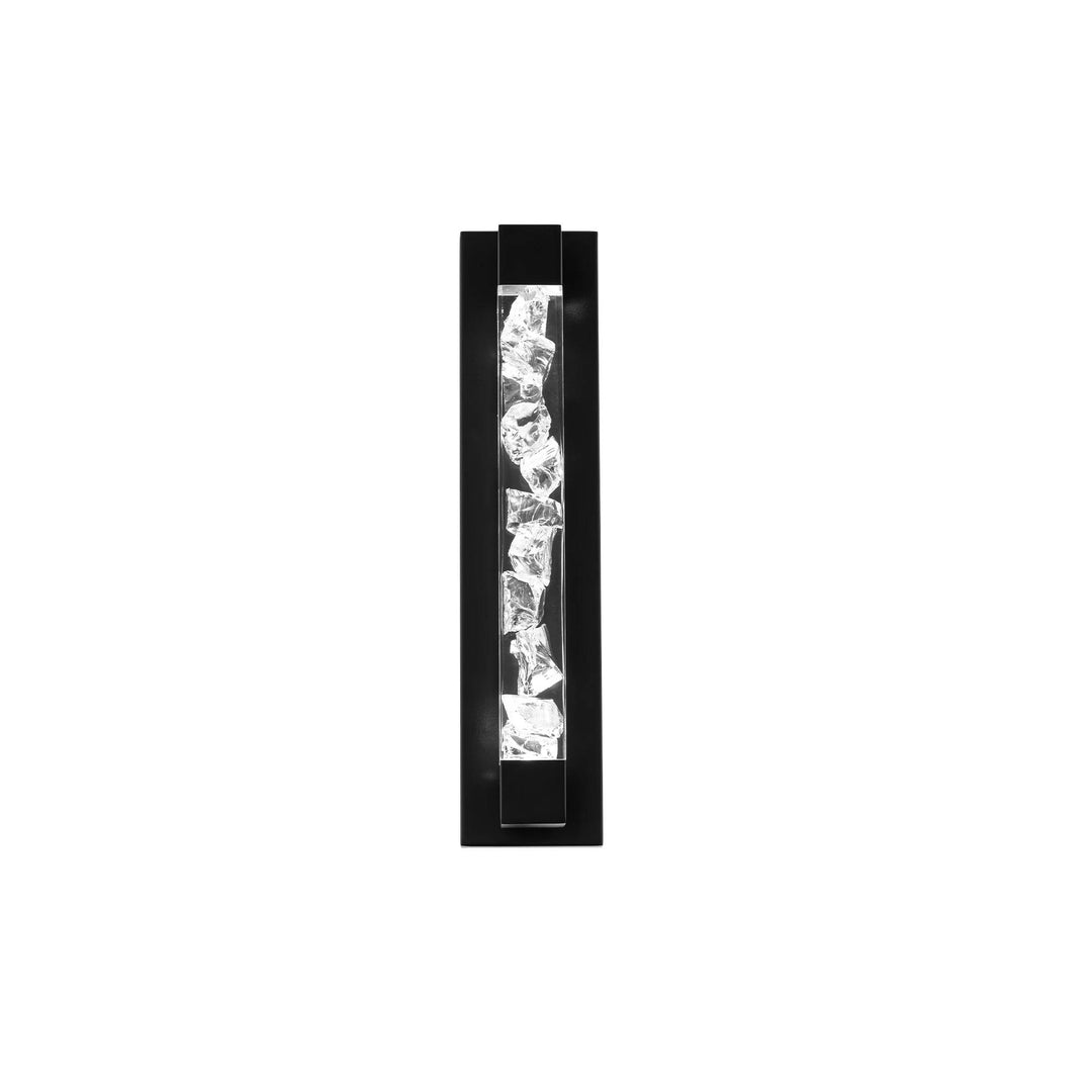 Black finish vanity light, by Modern Forms, for bathroom