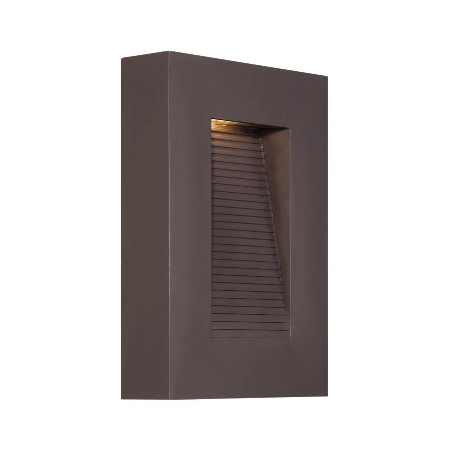Bronze finish wall sconce, by Modern Forms, for hallway or living room