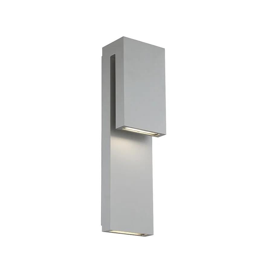 Graphite finish wall sconce, by Modern Forms, for hallway or living room