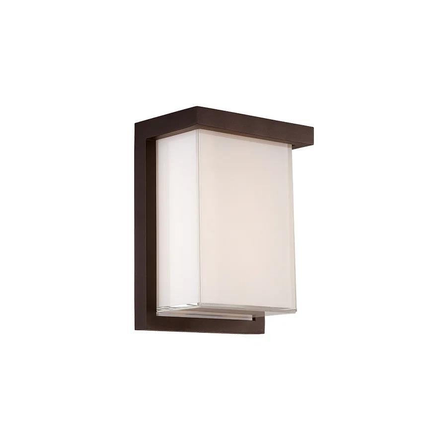 Bronze finish wall sconce, by Modern Forms, for hallway or living room