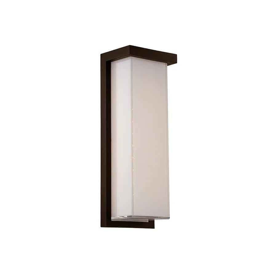 Bronze finish wall sconce, by Modern Forms, for hallway or living room