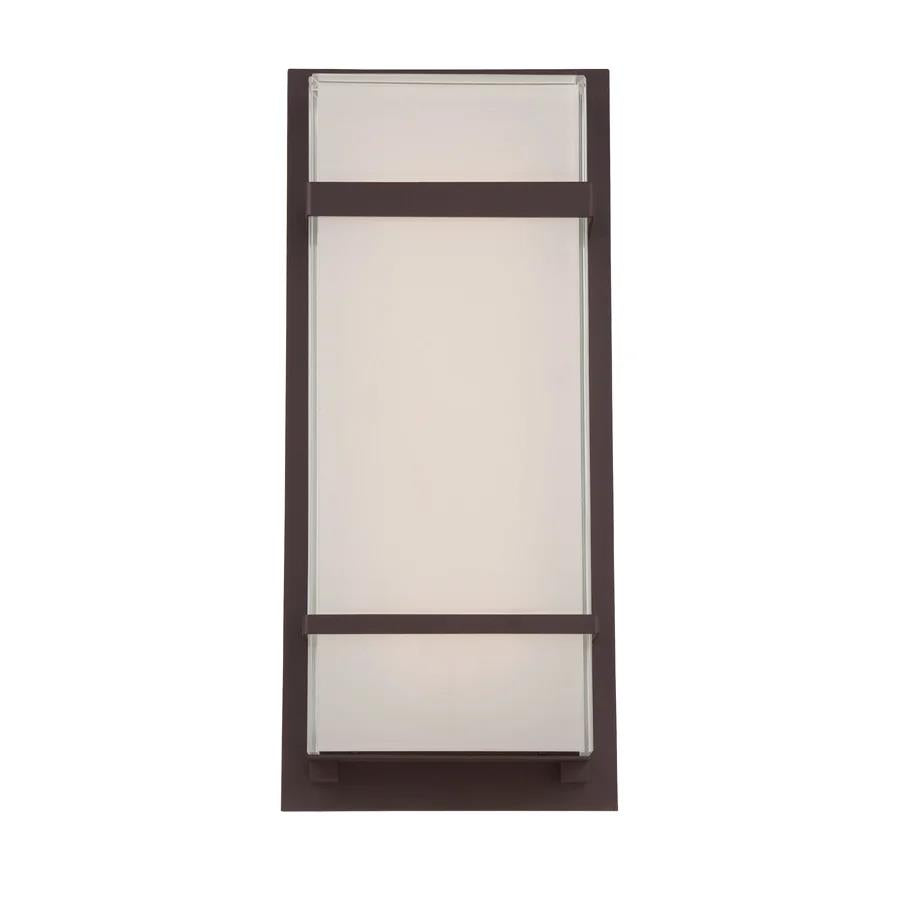 Bronze finish wall sconce, by Modern Forms, for hallway or living room