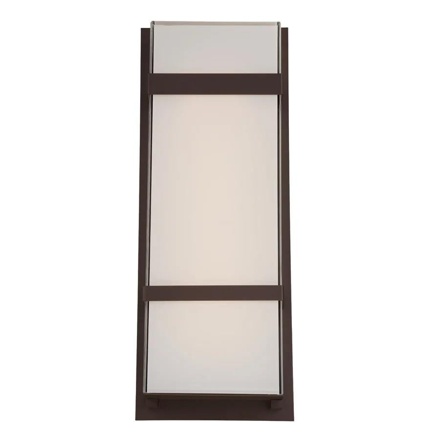 Bronze finish wall sconce, by Modern Forms, for hallway or living room