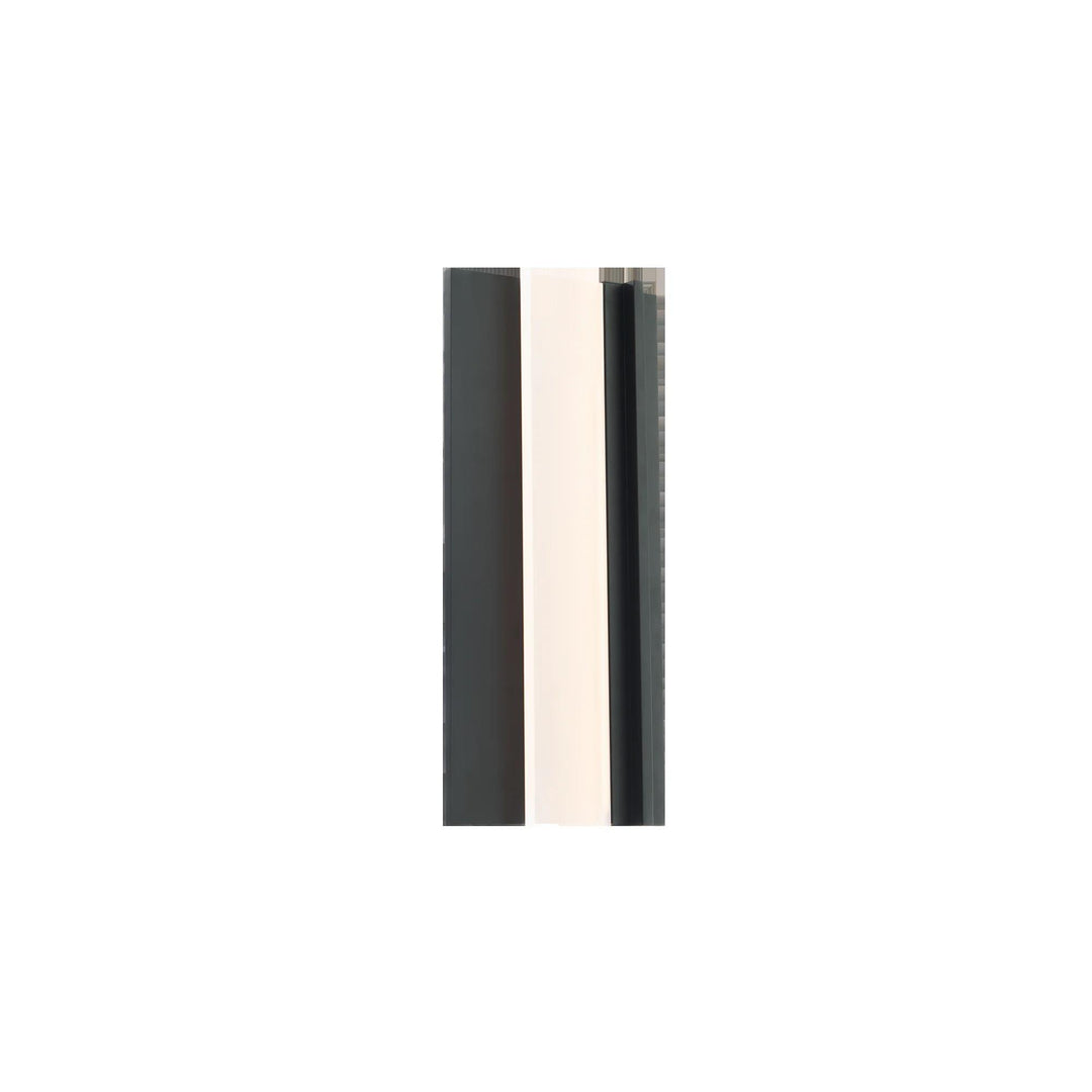 Black finish wall sconce, by Modern Forms, for hallway or living room