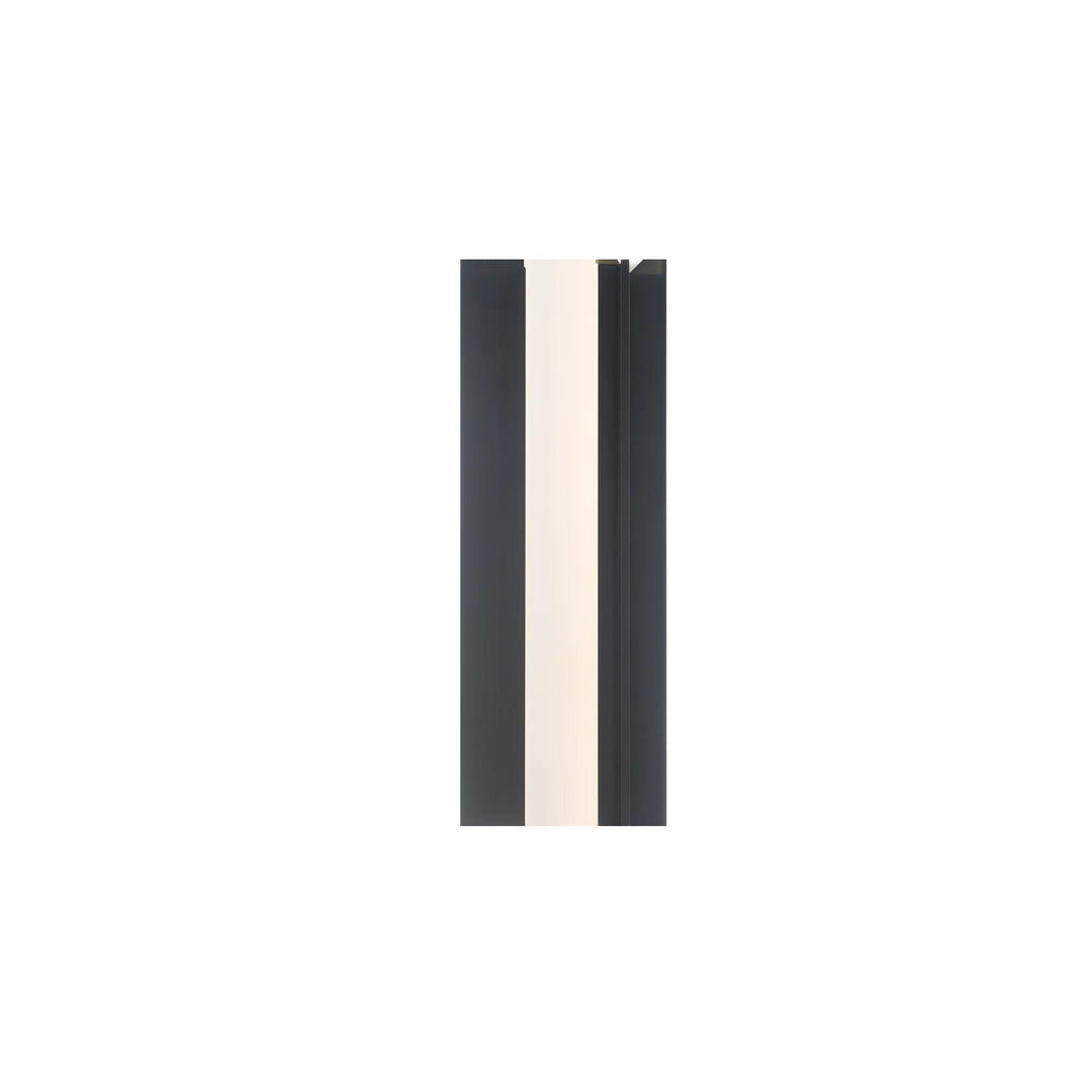Black finish wall sconce, by Modern Forms, for hallway or living room