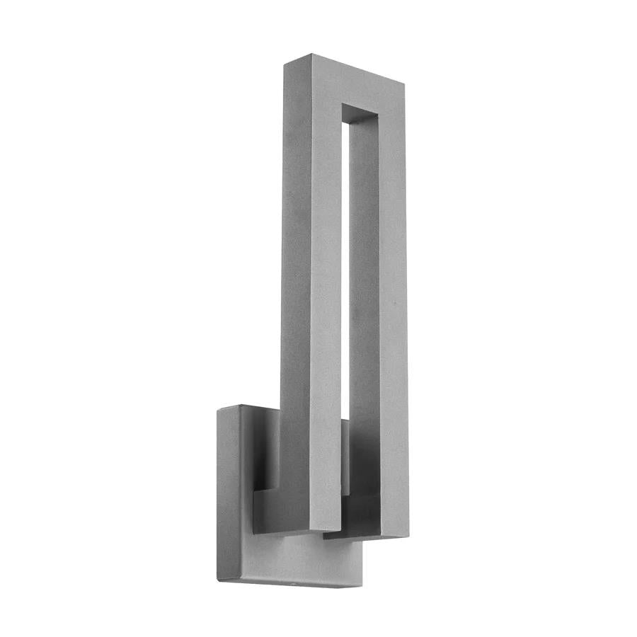 Graphite finish wall sconce, by Modern Forms, for hallway or living room
