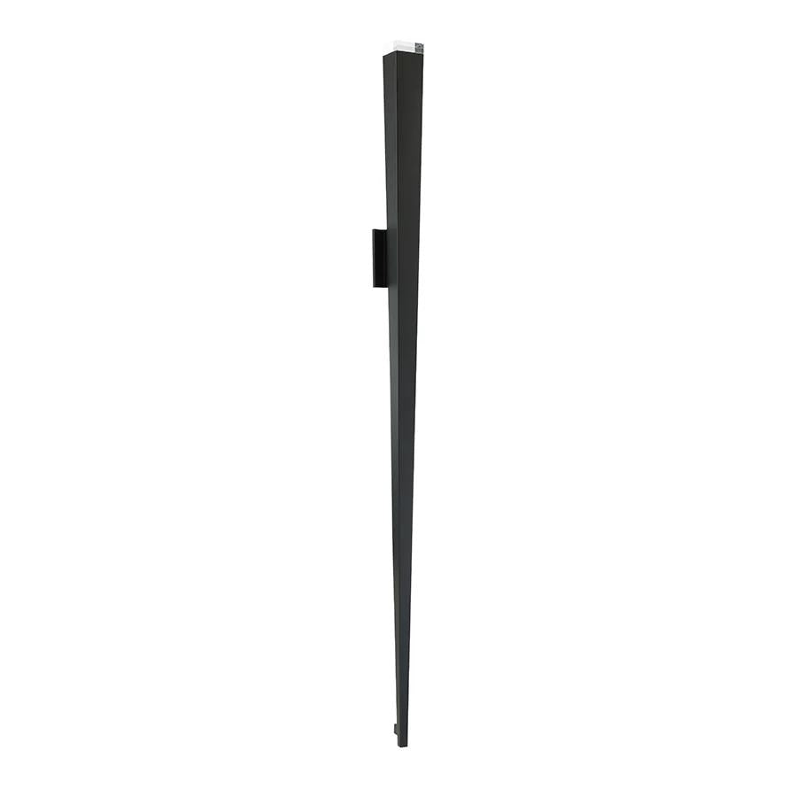 Black finish wall sconce, by Modern Forms, for hallway or living room