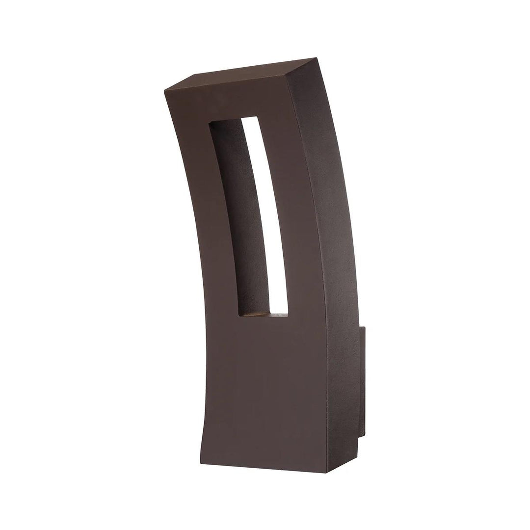 Bronze finish wall sconce, by Modern Forms, for hallway or living room