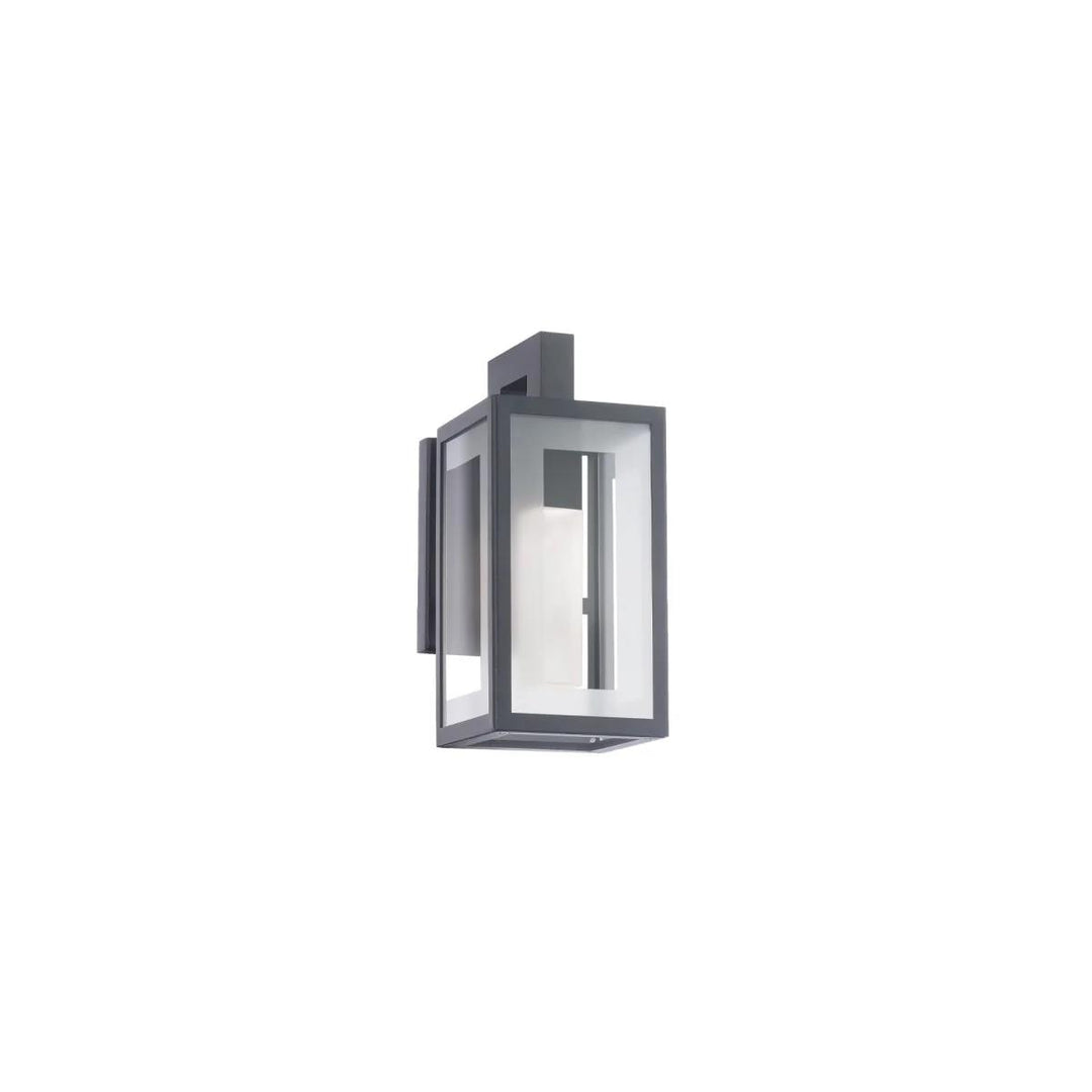 Black finish wall sconce, by Modern Forms, for hallway or living room
