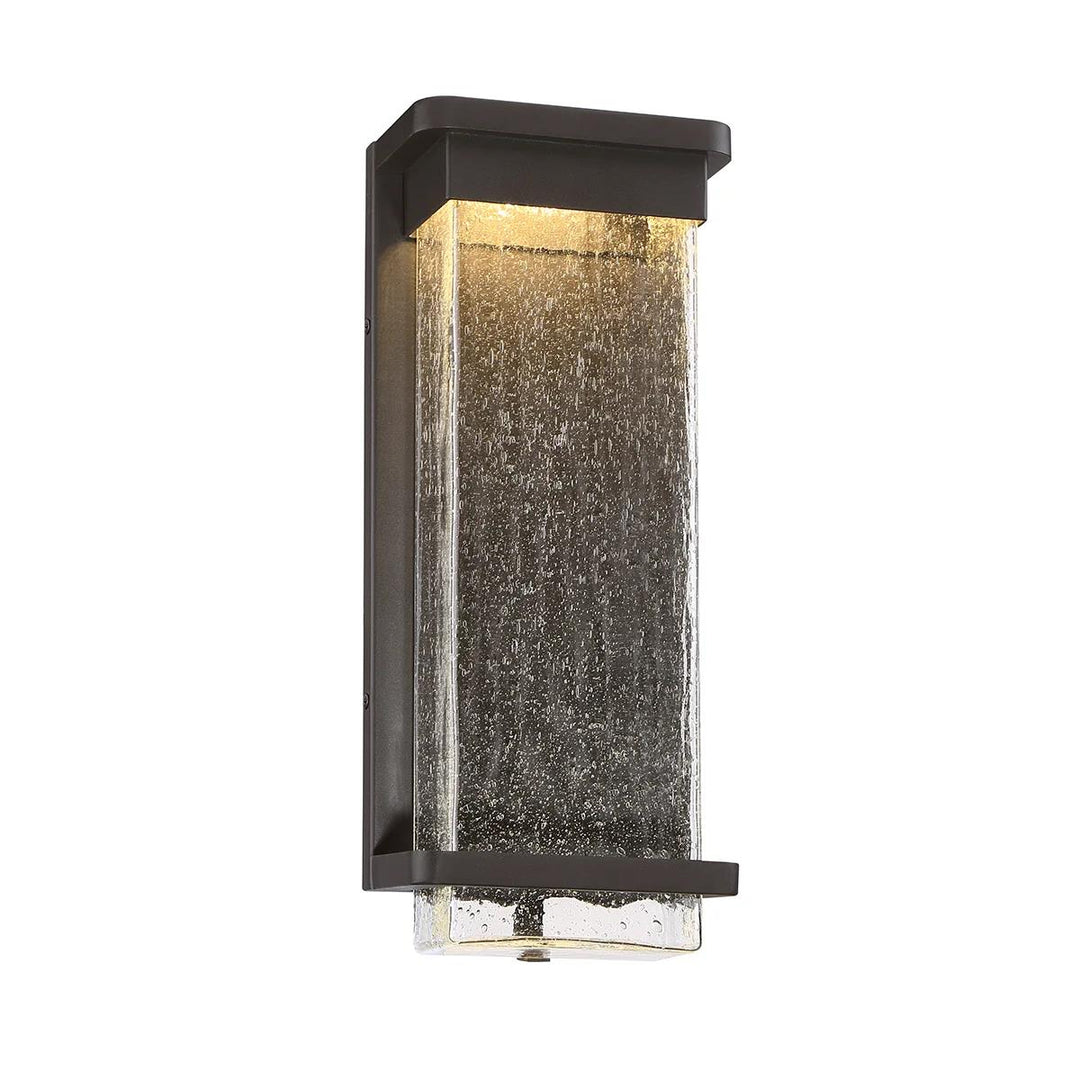 Bronze finish wall sconce, by Modern Forms, for hallway or living room