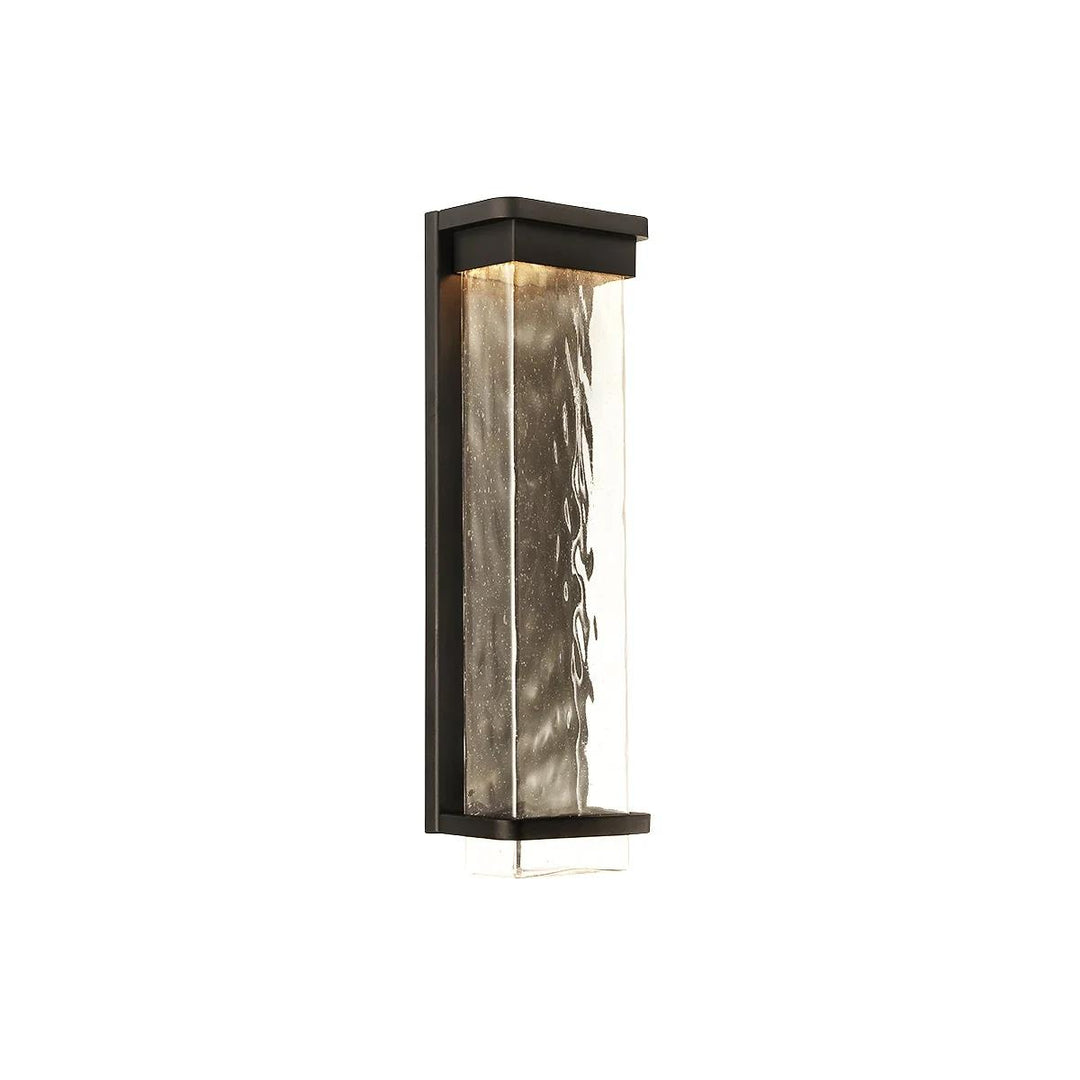 Bronze finish wall sconce, by Modern Forms, for hallway or living room