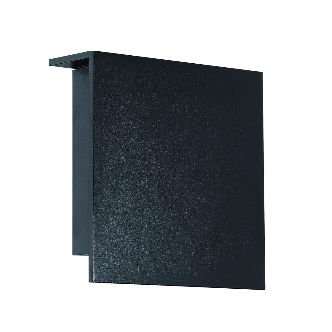 Black finish wall sconce, by Modern Forms, for hallway or living room