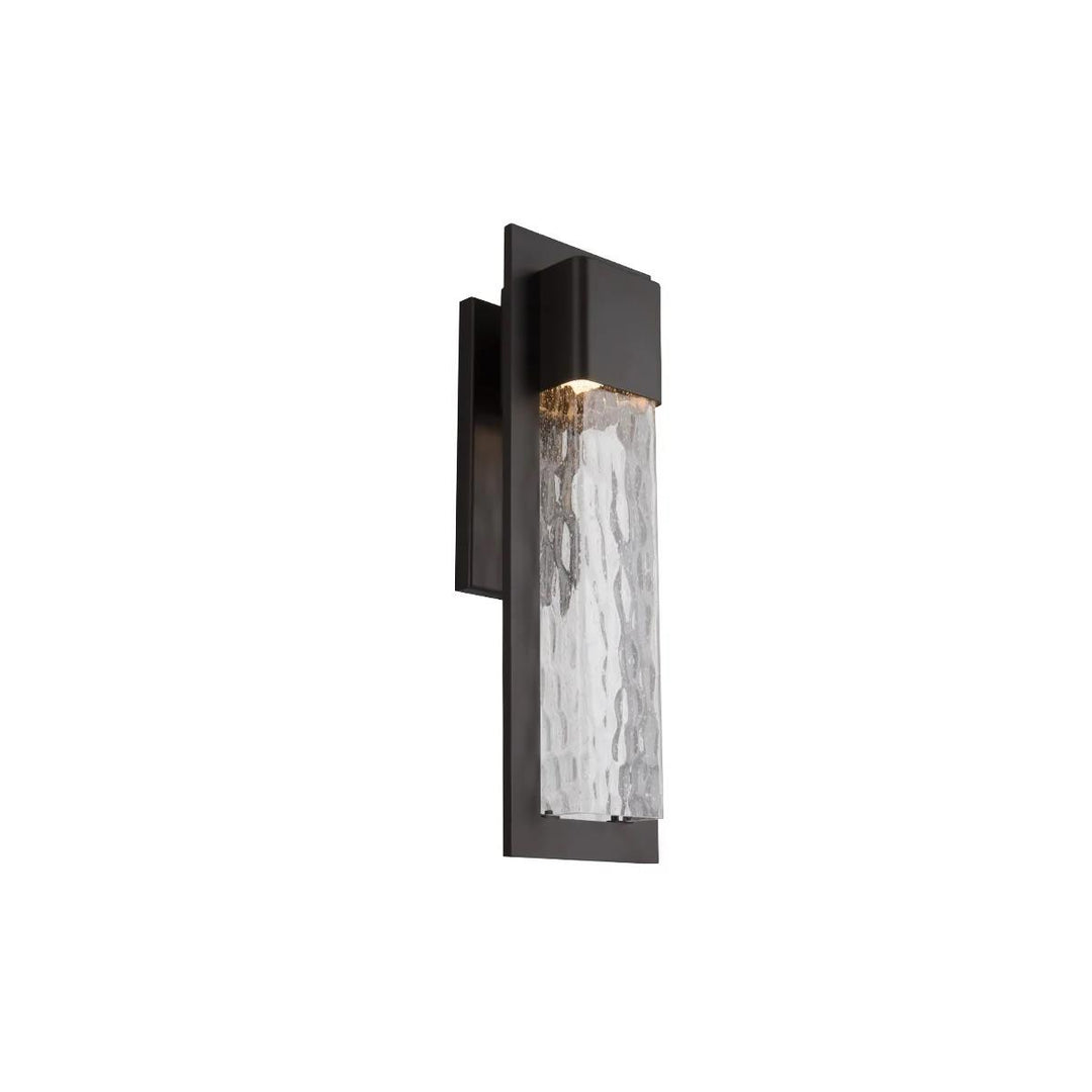 Bronze finish wall sconce, by Modern Forms, for hallway or living room