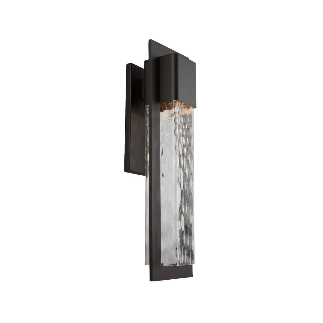 Bronze finish wall sconce, by Modern Forms, for hallway or living room