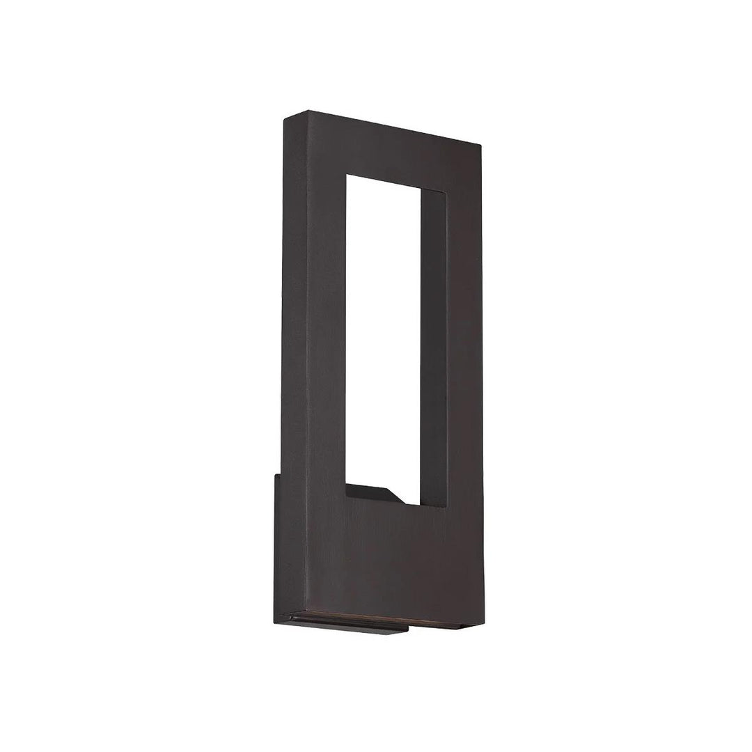 Bronze finish wall sconce, by Modern Forms, for hallway or living room