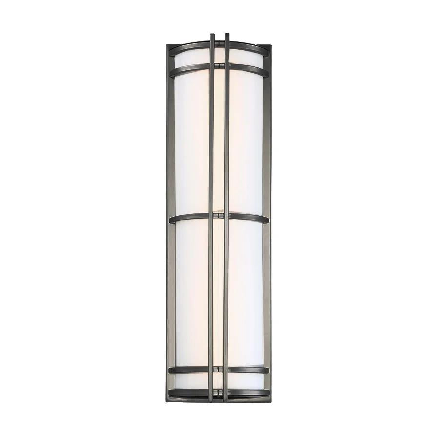 Bronze finish wall sconce, by Modern Forms, for hallway or living room