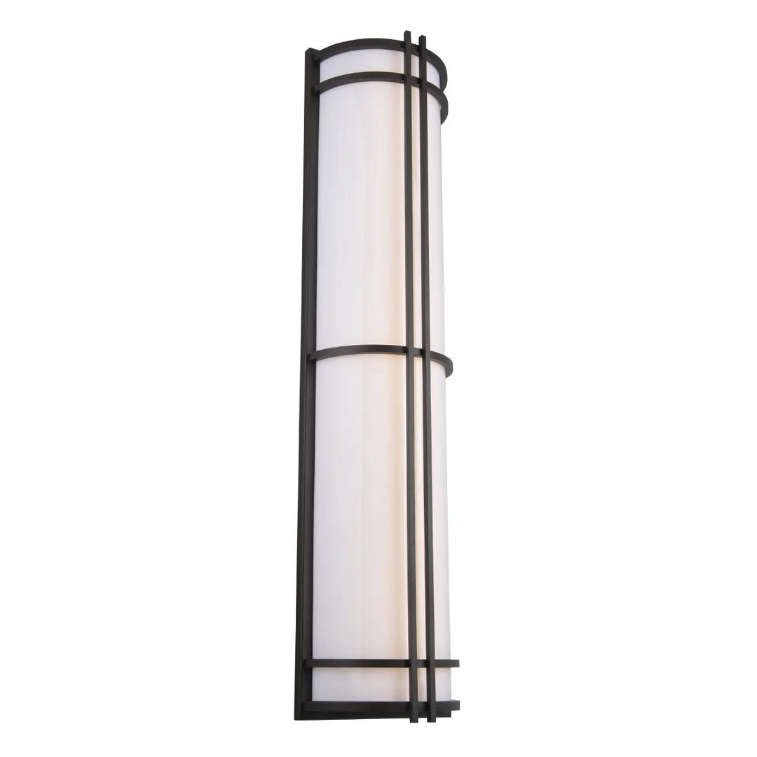 Bronze finish wall sconce, by Modern Forms, for hallway or living room