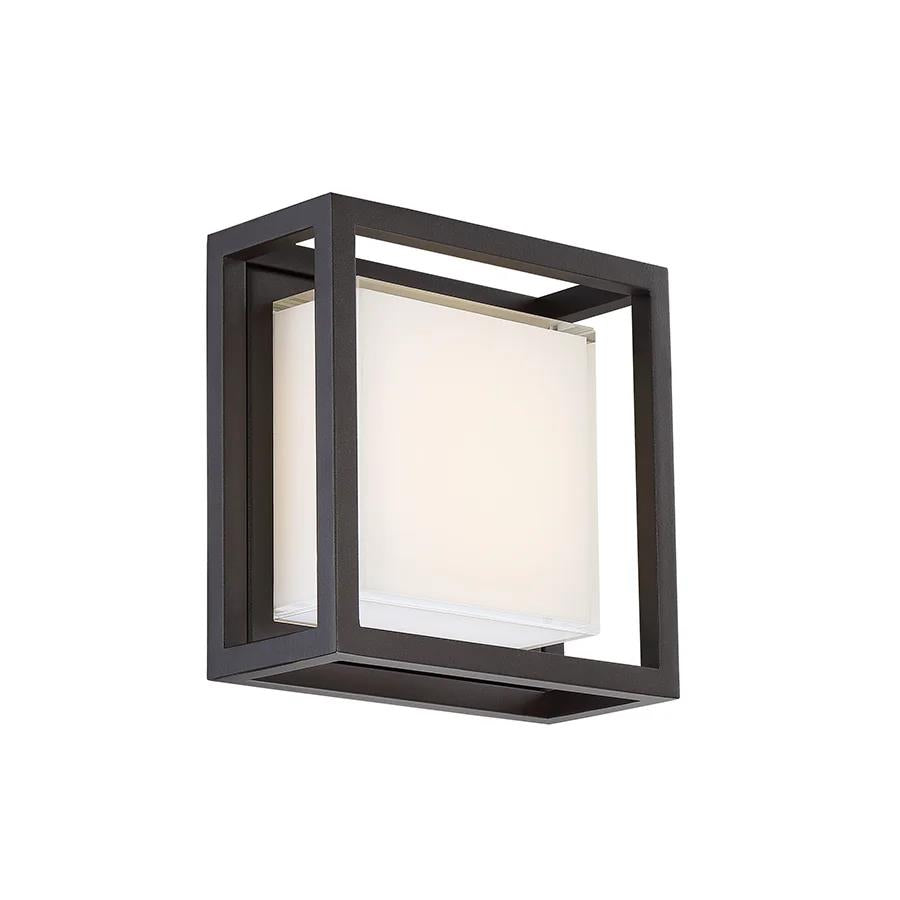 Bronze finish wall sconce, by Modern Forms, for hallway or living room
