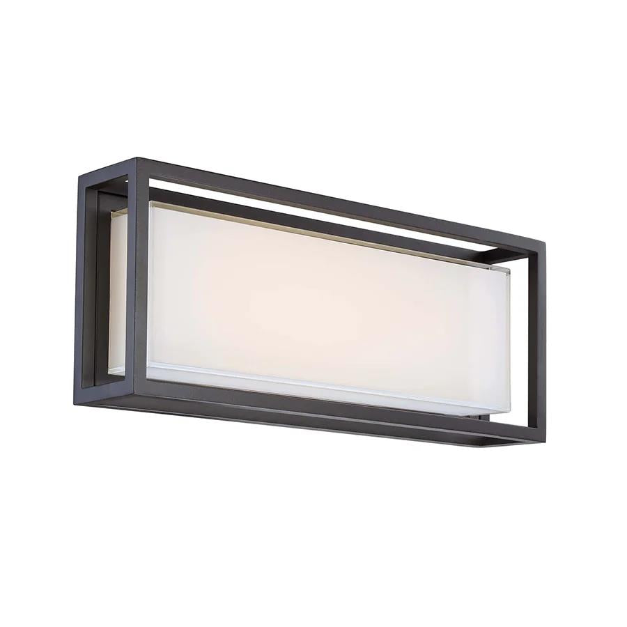 Bronze finish wall sconce, by Modern Forms, for hallway or living room