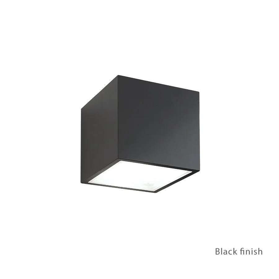 Black finish wall sconce, by Modern Forms, for hallway or living room