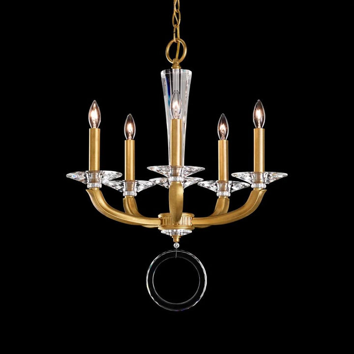 Heirloom gold chandelier, by Schonbek