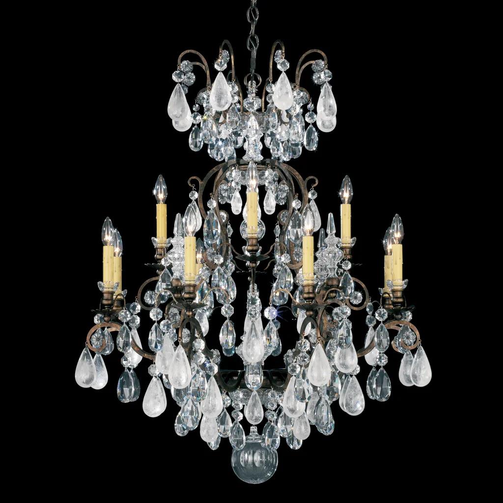 Heirloom bronze chandelier, by Schonbek