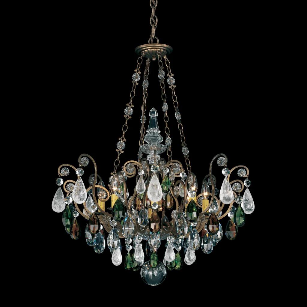 Etruscan gold pendant light, by Schonbek, for kitchen island or dining
