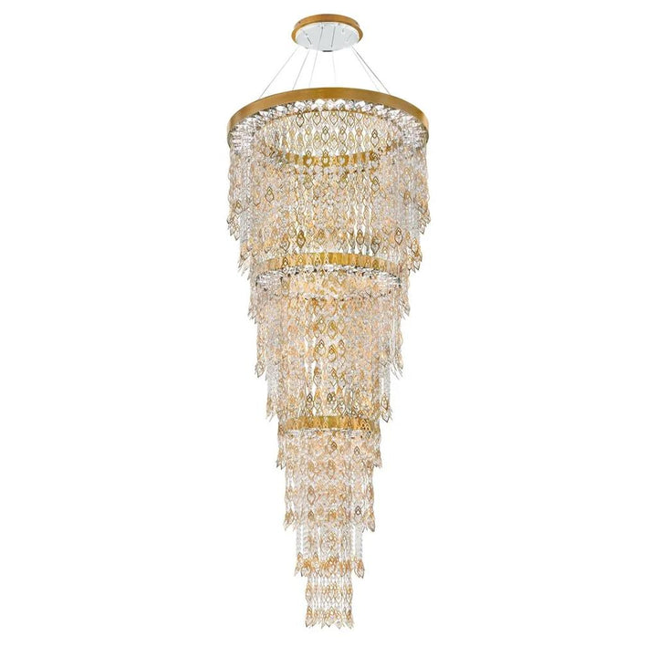 Heirloom gold pendant light, by Schonbek, for kitchen island or dining