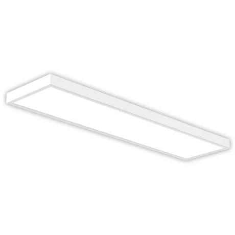 White flush-mount ceiling light, by Votatec, for hallway, bedroom, or entryway