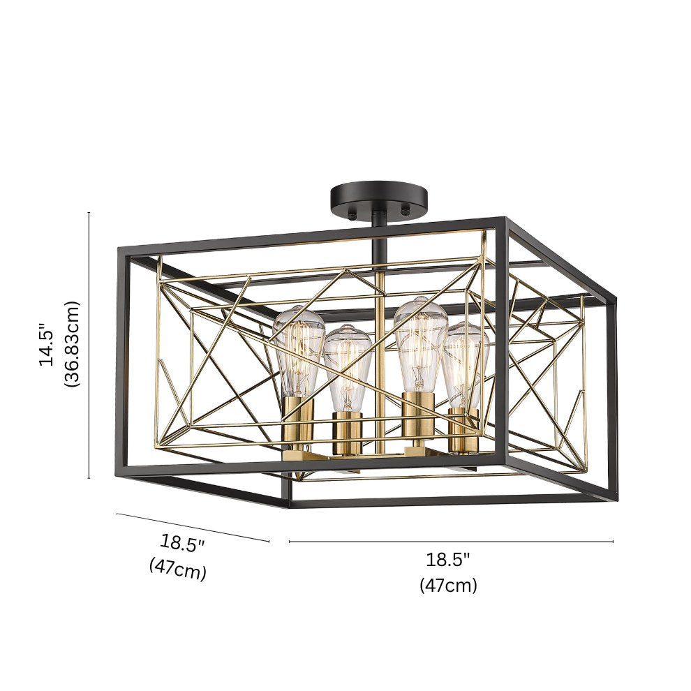 Semi Flush Ceiling Lights | Stylish Semi Flush Mounts in Markham