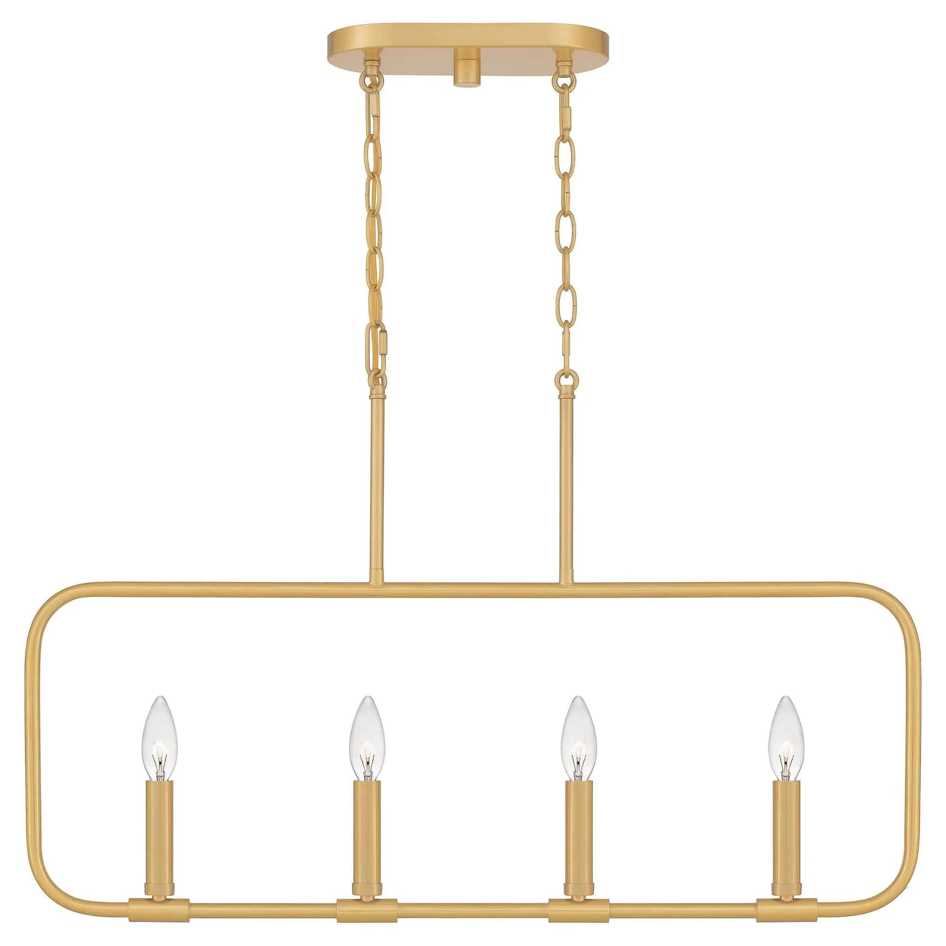 Aged brass island pendant, by Quoizel, for kitchen island or dining