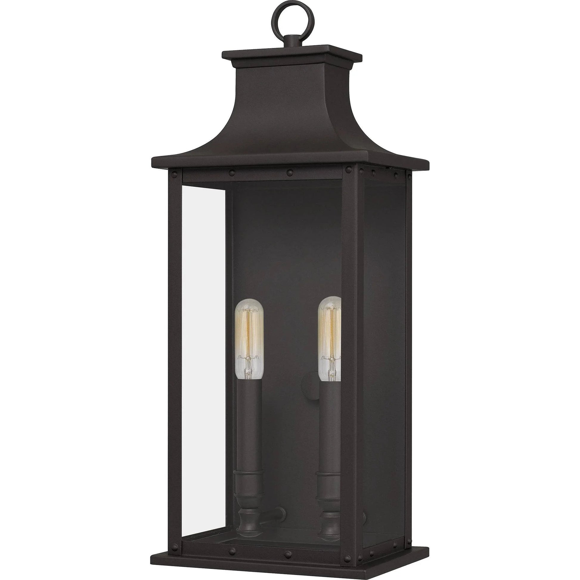 Old bronze wall sconce, by Quoizel, for hallway or living room