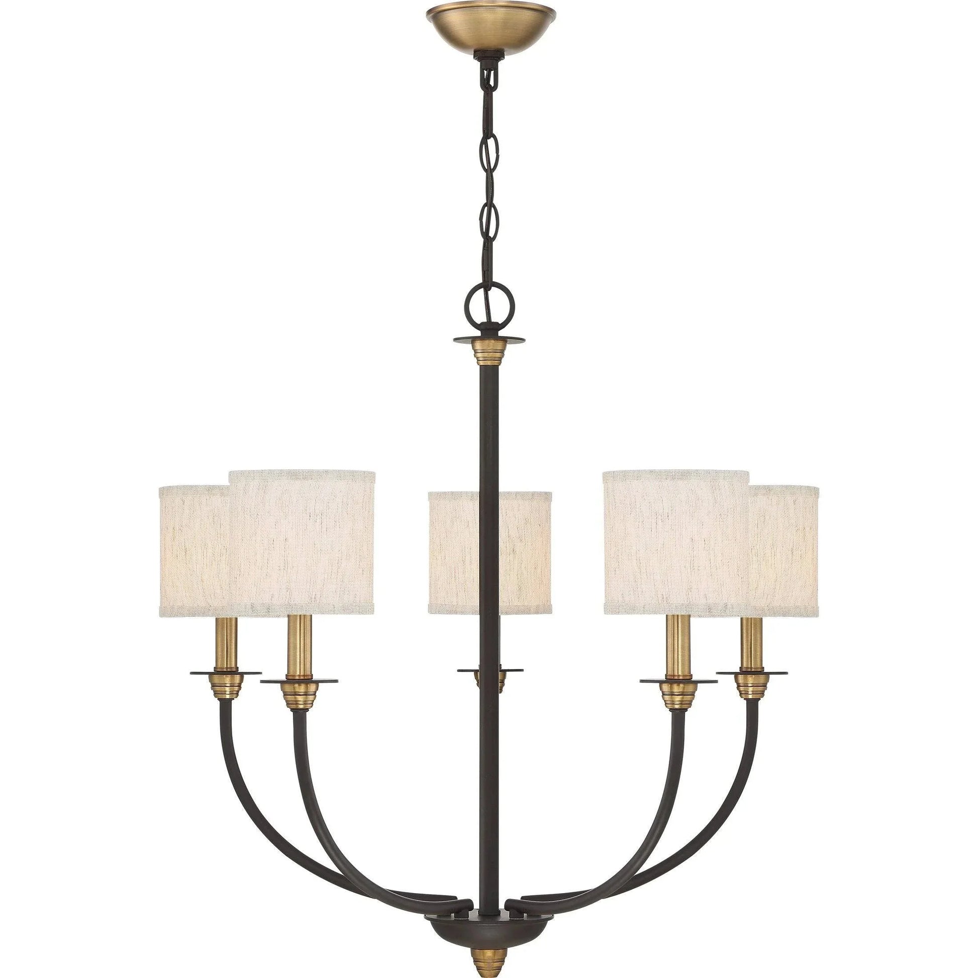 Old bronze chandelier, by Quoizel
