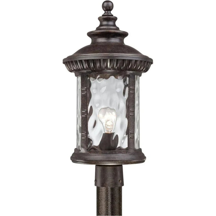 Imperial bronze wall sconce, by Quoizel, for hallway or living room