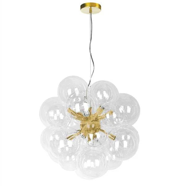 CMT-206P-CLR-AGB – Sparkle Light – Chandeliers-Modern