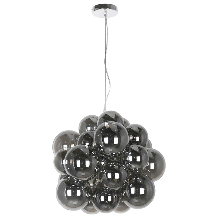 Smoke pendant light, by Dainolite, for kitchen island or dining