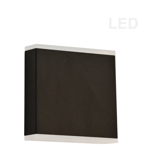 Black wall sconce, by Dainolite, for hallway or living room