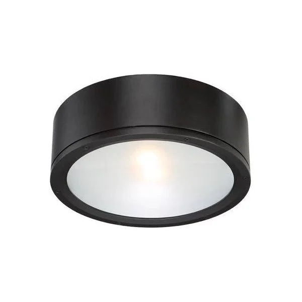 Black ceiling light, by WAC, for hallway, bedroom, or entryway