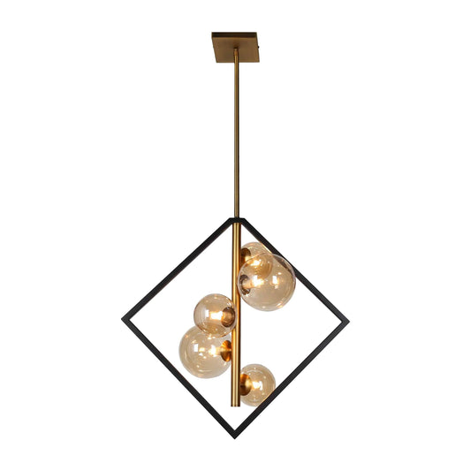 Vintage bronze island pendant, by Dainolite, for kitchen island or dining